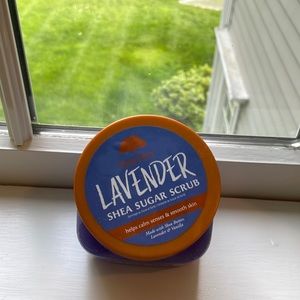 Lavender tree hut scrub
